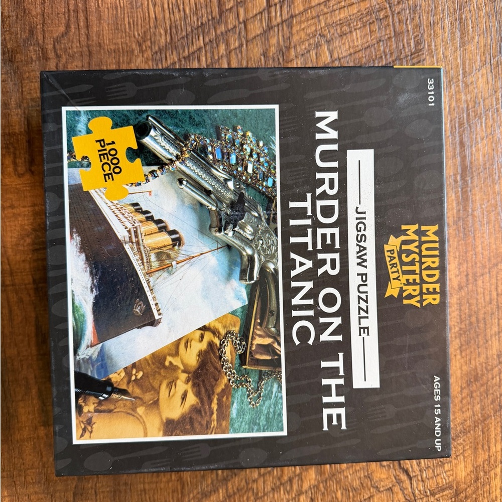 MURDER MYSTERY PARTY ‘Murder on the Titanic’ Interactive Puzzle-1000 Pieces